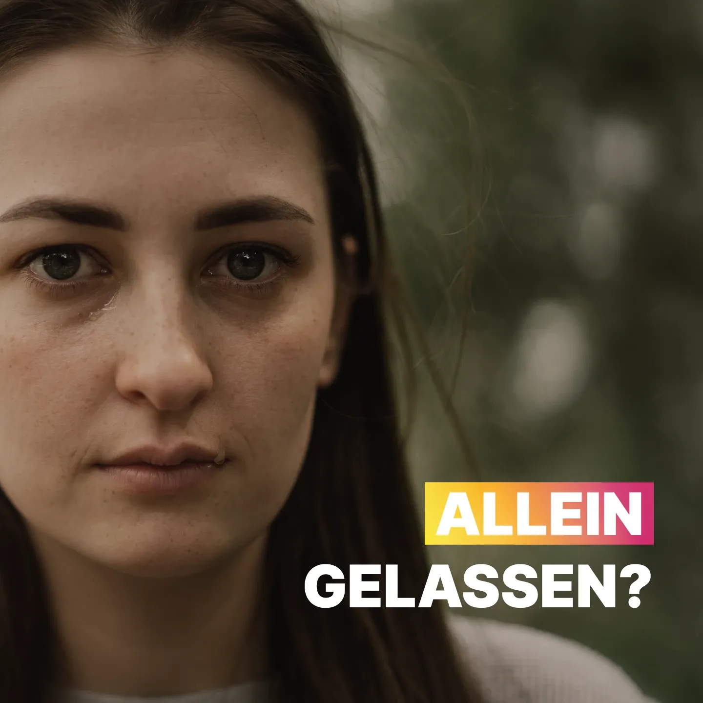 allein gelassen